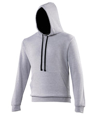 AWDis Varsity Hoodie - Heather Grey/French Navy*†△