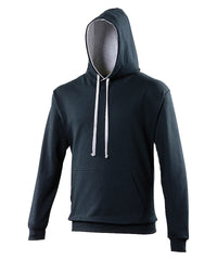 AWDis Varsity Hoodie - New French Navy/Heather Grey*†△