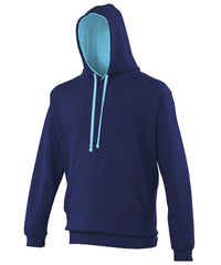 AWDis Varsity Hoodie - Oxford Navy/Hawaiian Blue