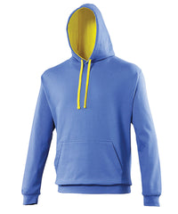 AWDis Varsity Hoodie - Royal/Sun Yellow*