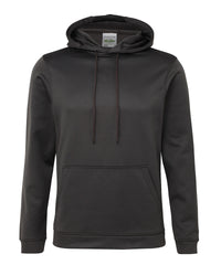 AWDis Sports Polyester Hoodie - Steel Grey