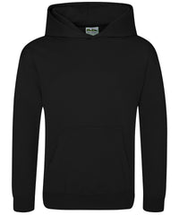 AWDis Kids Sports Polyester Hoodie - Jet Black