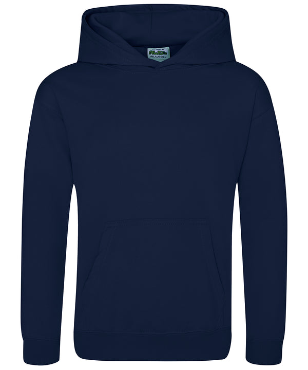 AWDis Kids Sports Polyester Hoodie - Oxford Navy