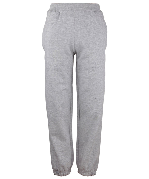 AWDis Kids Cuffed Sweatpants - Heather Grey