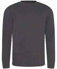 Awdisjustts Triblend T Long Sleeve - Heather Charcoal