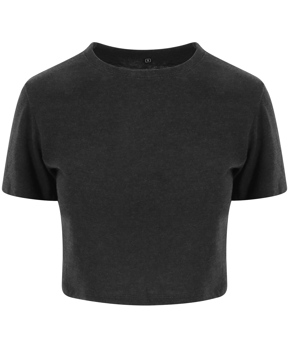 Awdisjustts Women's Triblend Cropped T - Heather Black