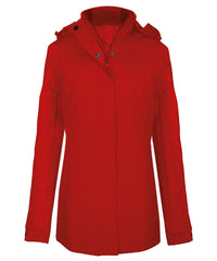 Kariban Ladies' Parka - Red