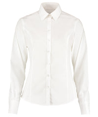 Kustom Kit Business Blouse Long-sleeved (tailored Fit) - White*