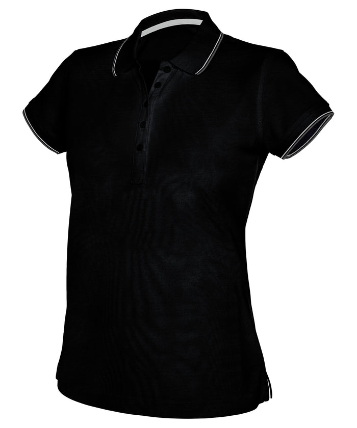 Kariban Women's Short Sleeve Polo Shirt - Black