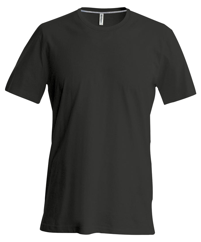 Kariban Short-sleeved Crew Neck T-shirt - Black
