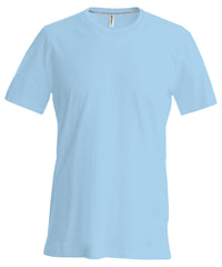 Kariban Short-sleeved Crew Neck T-shirt - Sky Blue