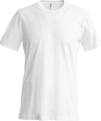 Kariban Short-sleeved Crew Neck T-shirt - White