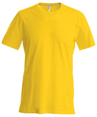 Kariban Short-sleeved Crew Neck T-shirt - Yellow