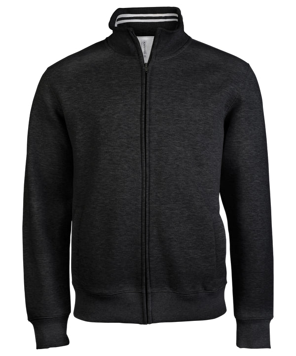 Kariban Men's Full Zip Sweat Jacket - Black