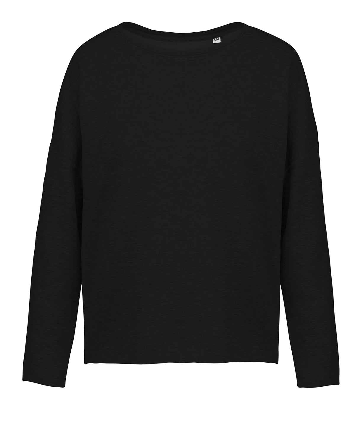 Kariban Ladies' Oversized Sweatshirt - Black