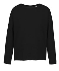 Kariban Ladies' Oversized Sweatshirt - Black