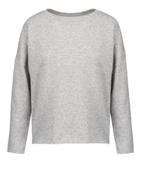 Kariban Ladies' Oversized Sweatshirt - Light Grey Heather