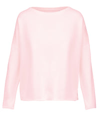 Kariban Ladies' Oversized Sweatshirt - Pale Pink