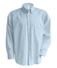 Kariban Men's Long-sleeved Oxford Shirt - Oxford Blue