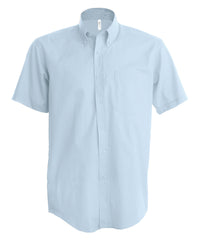 Kariban Men's Short-sleeved Oxford Shirt - Oxford Blue