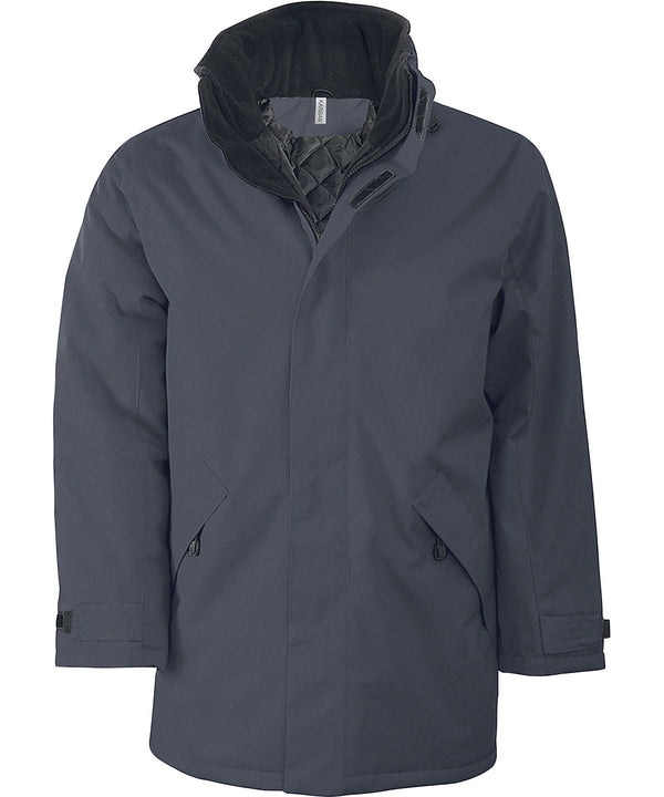 Kariban Quilted Parka - Convoy Grey