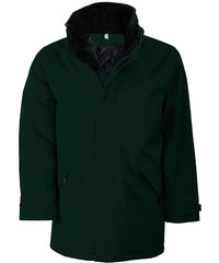 Kariban Quilted Parka - Forest/Black