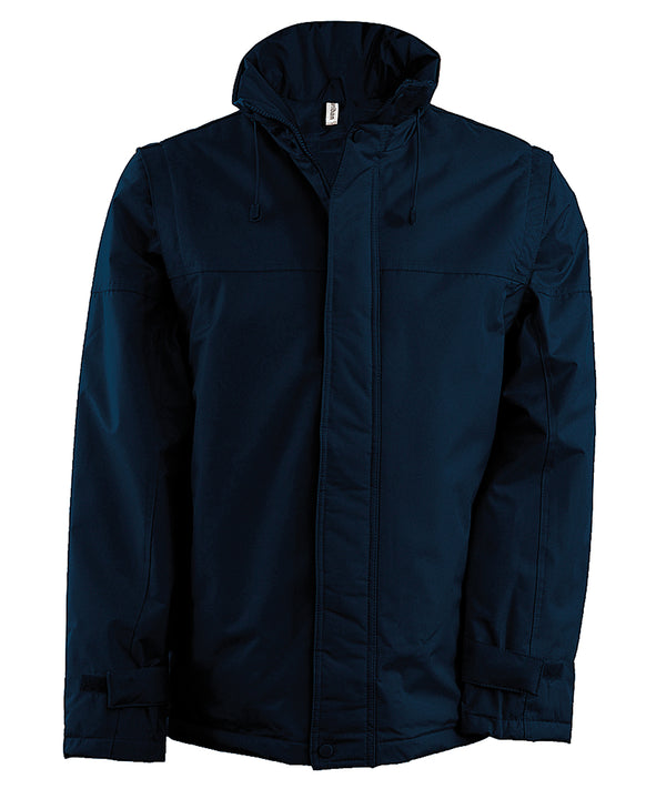 Kariban Detachable-sleeved Blouson Jacket - Navy/Navy
