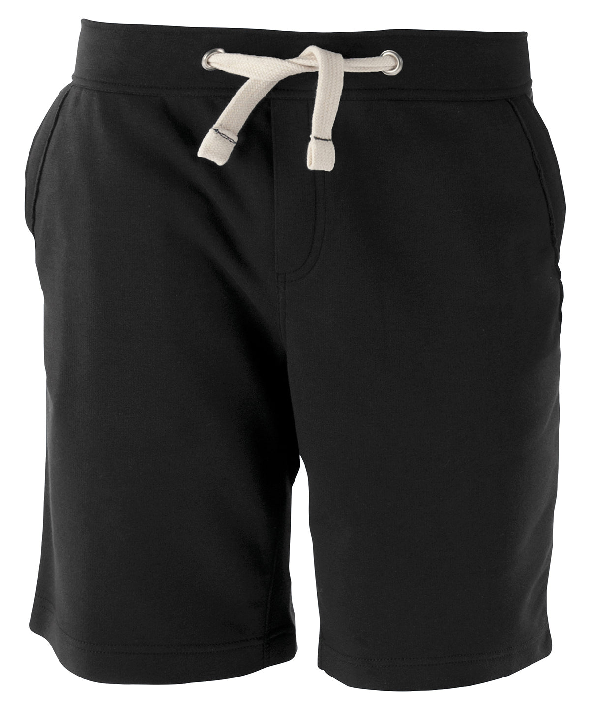Kariban Unisex French Terry Bermuda Shorts - Black