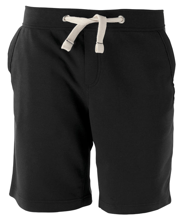 Kariban Unisex French Terry Bermuda Shorts - Black