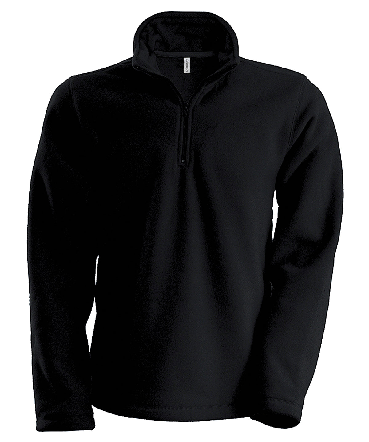 Kariban Enzo Zip Neck Microfleece Jacket - Black*