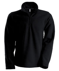Kariban Enzo Zip Neck Microfleece Jacket - Black*