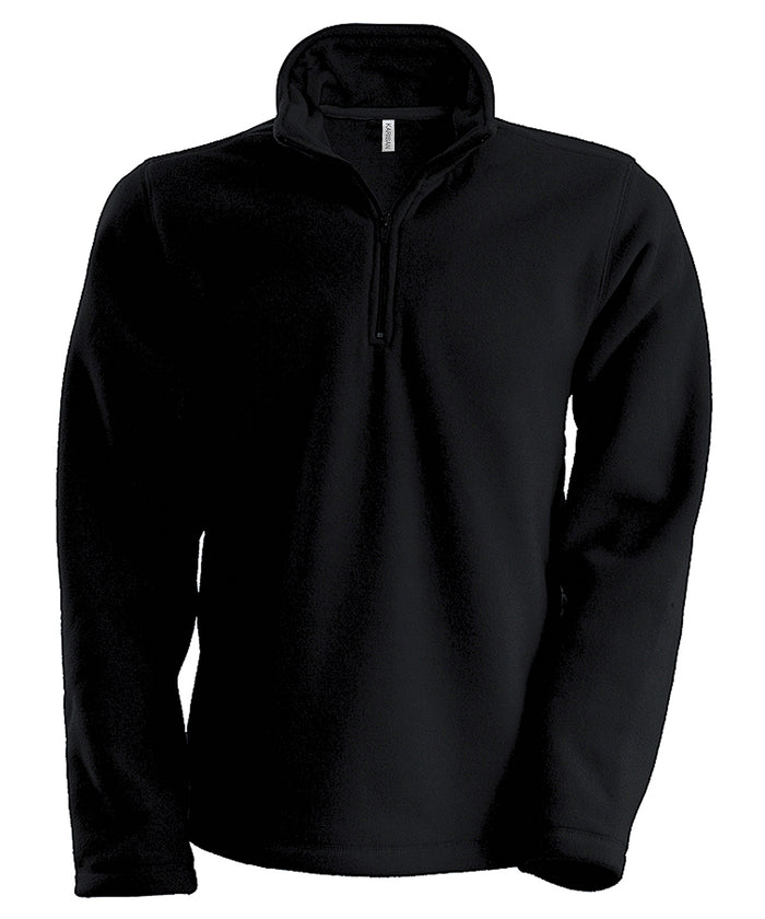 Kariban Enzo Zip Neck Microfleece Jacket - Black*