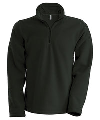 Kariban Enzo Zip Neck Microfleece Jacket - Dark Grey