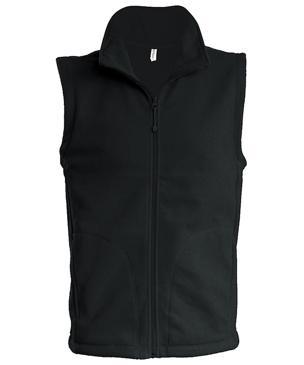 Kariban Luca Men's Microfleece Gilet - Black*