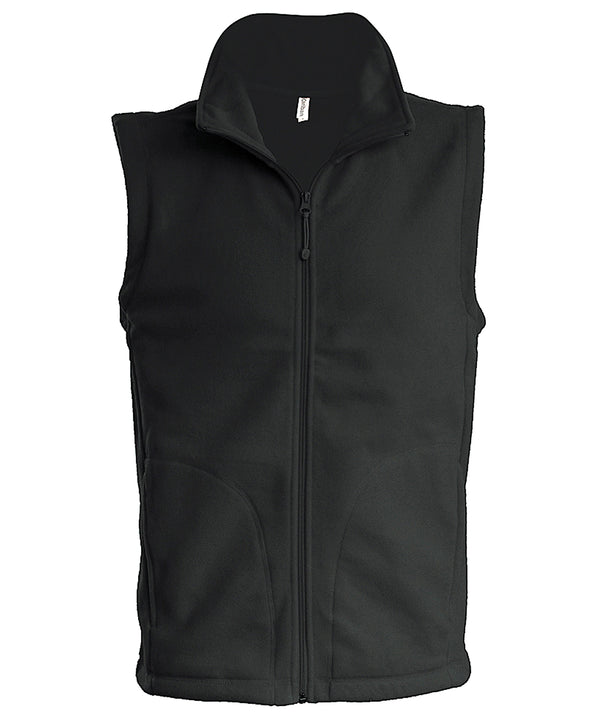 Kariban Luca Men's Microfleece Gilet - Dark Grey