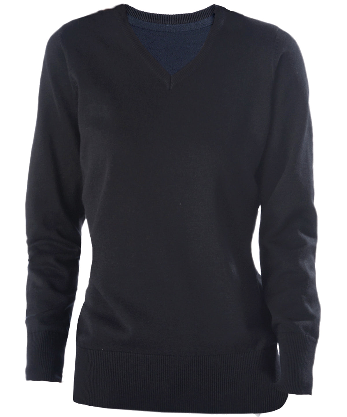Kariban Ladies' V-neck Jumper - Black