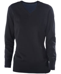 Kariban Ladies' V-neck Jumper - Black