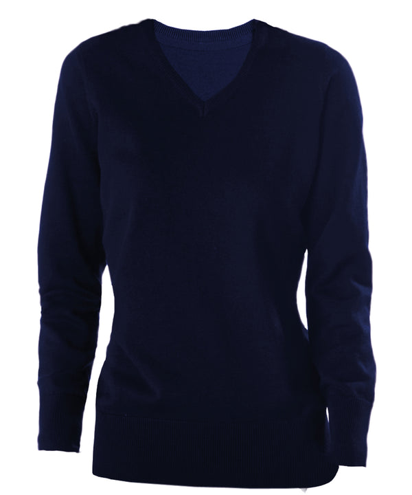 Kariban Ladies' V-neck Jumper - Navy