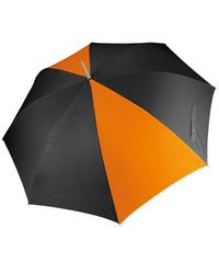 Kimood Golf Umbrella - Black/Orange