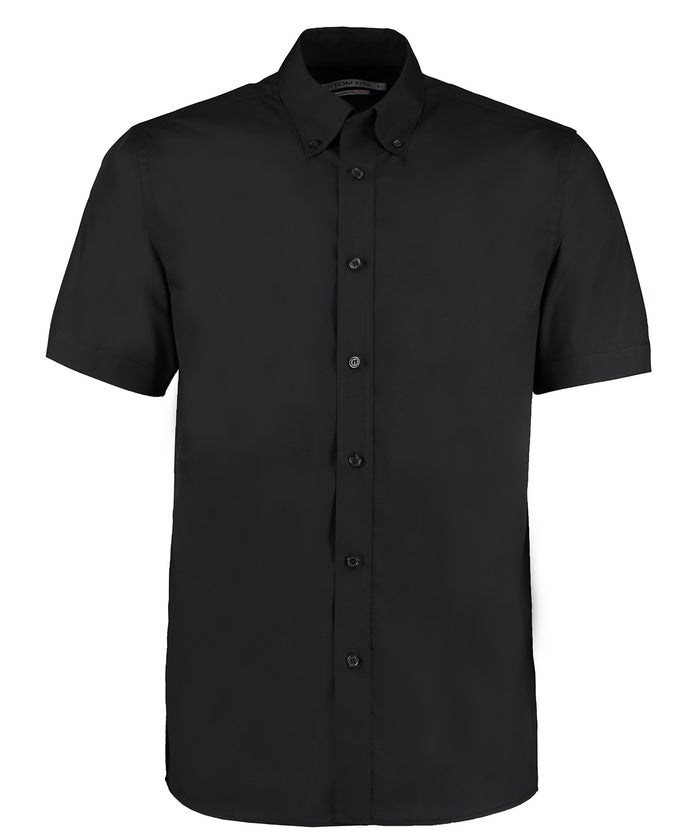 Kustom Kit Workforce Shirt Short-sleeved (classic Fit) - Black