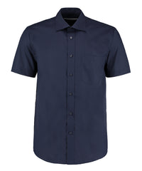 Kustom Kit Business Shirt Short-sleeved (classic Fit) - Dark Navy