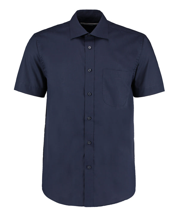 Kustom Kit Business Shirt Short-sleeved (classic Fit) - Dark Navy
