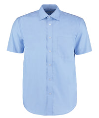 Kustom Kit Business Shirt Short-sleeved (classic Fit) - Light Blue