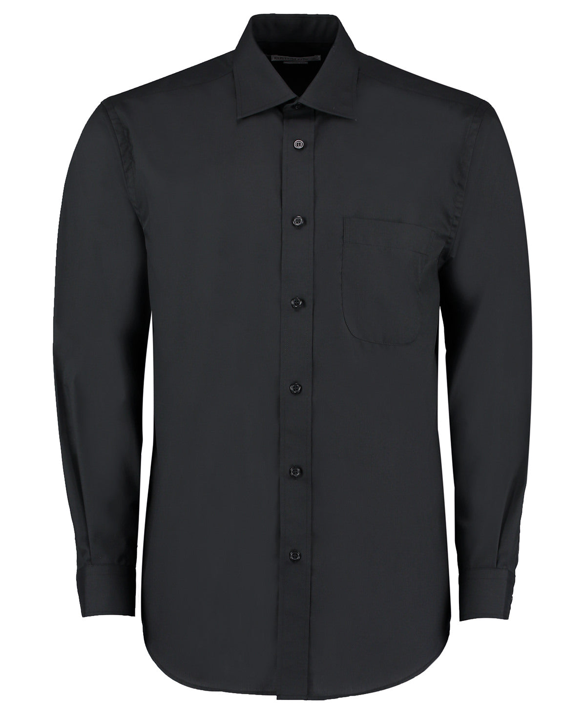 Kustom Kit Business Shirt Long-sleeved (classic Fit) - Black