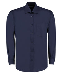 Kustom Kit Business Shirt Long-sleeved (classic Fit) - Dark Navy