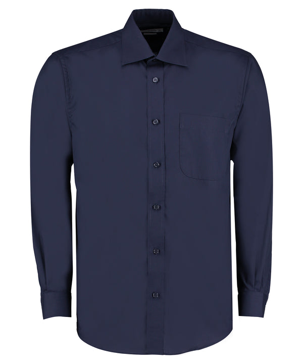 Kustom Kit Business Shirt Long-sleeved (classic Fit) - Dark Navy