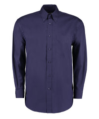 Kustom Kit Corporate Oxford Shirt Long-sleeved (classic Fit) - Midnight Navy