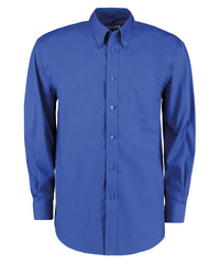 Kustom Kit Corporate Oxford Shirt Long-sleeved (classic Fit) - Royal