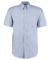Kustom Kit Corporate Oxford Shirt Short-sleeved (classic Fit) - Light Blue*