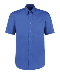 Kustom Kit Corporate Oxford Shirt Short-sleeved (classic Fit) - Royal